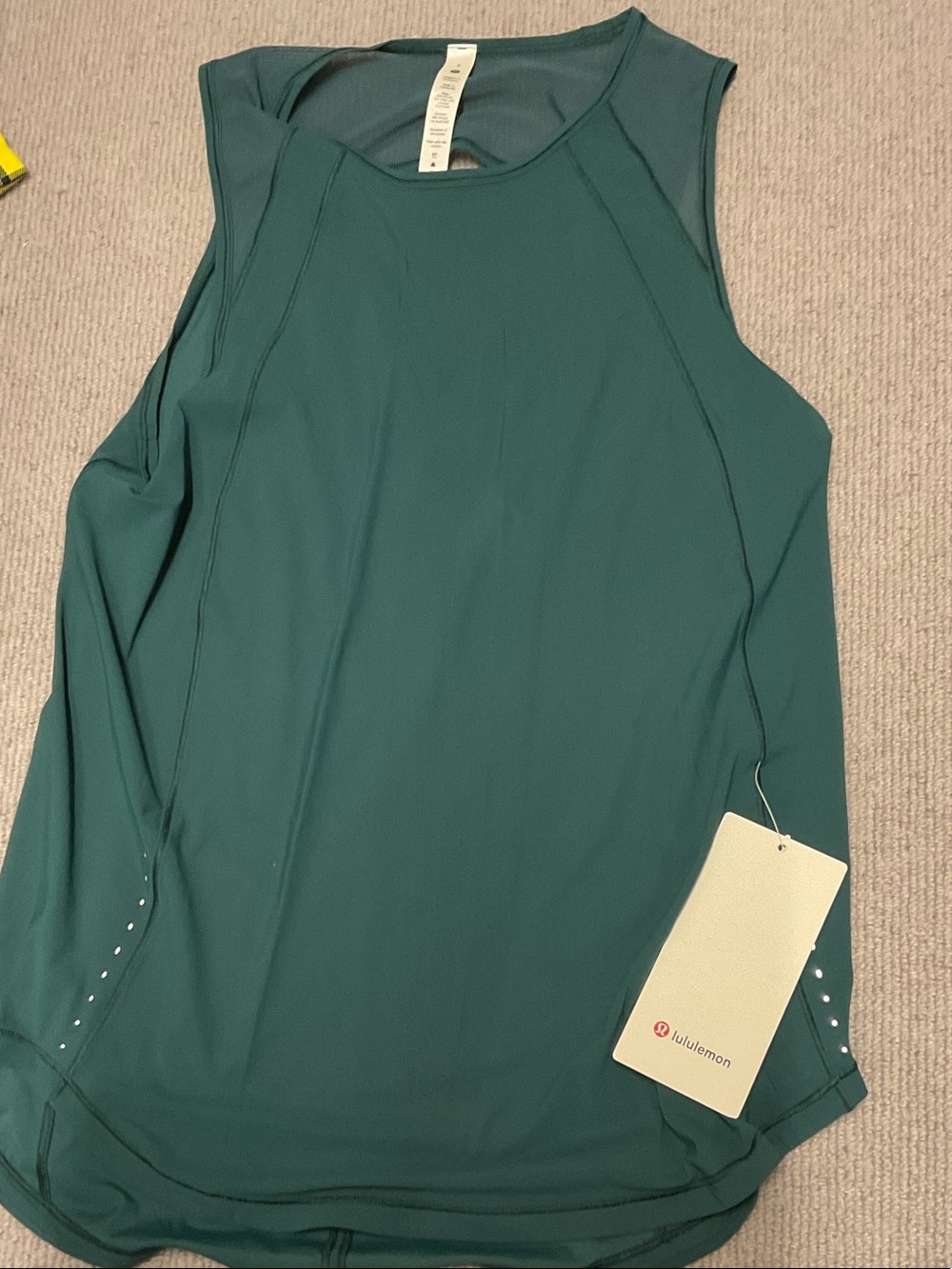 lululemon athletica Teal Sleeveless Workout Tank